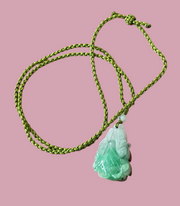 Handmade Necklace with Jade Pendant, Natural Stone Necklace for Healing, Protection & Timeless Elegance