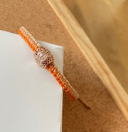 Handmade Bracelet with Alloy Charm, Adjustable Waxed String Bracelet for Everyday Style & Meaningful Simplicity