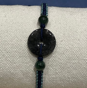 Handmade Black Jade Donut Bracelet – Adjustable Gemstone Jewelry for Protection & Positive Energy