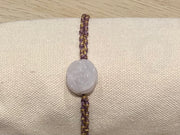 Handmade White Jade Flower Bracelet,  Elegant Gemstone Jewelry for Purity, Peace & Positive Energy