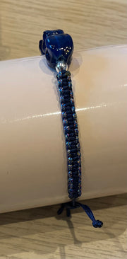 Handmade Bracelet with Glass Beads, Adjustable Cord Bracelet for Elegant, Minimalist & Everyday Style